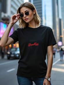 Brooklyn-Long-Sleeve-T-Shirt - Black - View 5