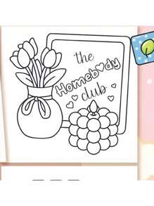 1pc COZYGURLHOMEBOOY :Coloring BookKidGraffitiPaintingBookFeaturingAdorableCreaturesPaintingBookMontessoriDrawingToysCreativeGiftEasyTo ColorWithThickLinesAboldandsimplecoloringbookforadultsandteens Featuring Plants Adult Colouring Book ,Gifts For Friends & Couples&Family Back To School,For Relaxation