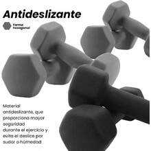 Set de 6 mancuernas de Neopreno de 2,3 y 5 LB con base incluida - Ejercicio en casa - Ideal para ejercitarte en casa - Cómodas Mancuernas de alta calidad - Ejercicio en Gimnasio - Incluye 2 bandas de resistencia de Regalo. - 1 - Ver 2