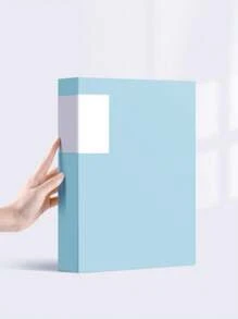 Pasta Multifolha de Cor Sólida, Pasta de Arquivo A4 com Bolsos Transparentes para Provas e Documentos, Suprimentos Escolares de Grande Capacidade, Volta às Aulas
