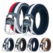 1 pièce Ceinture élastique à double couche rayée pour hommes, sans boucle requise, ceinture de golf en PU décontractée et , accessoire d'été 2025 pour les festivals de musique, les tenues décontractées scolaires, les affaires, les petits amis, les maris, les pères, les hommes. Convient pour le port quotidien, la mode, les adolescents, les activités extérieures, les vacances, le sport, les voyages, le style bohème, l'automne vintage, l'automne-hiver. Convient pour les adolescents, les jeunes, les hommes, les tenues décontractées, les activités extérieures, les vacances, les cadeaux de remise des diplômes, les anniversaires, le port quotidien. - 3521-TS - Voir 8