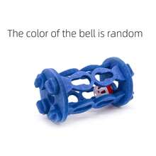 DIY Felt Cat Toy With Bell Rolling Cylinder Cat Teaser Toy - Multicolor - View 4