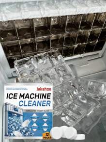 jakehoe Ice Maker Cleaning Tablet, Gentle Home Use Descaling & Deodorizing Ice Maker Cleaning Tablet