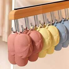 1pc Retractable Hanger Sling Hanger Retractable Hanger Household Pull-Out Underwear Vest Storage Fantastic Wardrobe Clothes Hanger - Multicolor - View 9