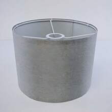 1pc Natural Linen Lamp Shade, Cylindrical Table Lamp Shade, Classic Modern Large Cylindrical Lamp Shade, Beige Floor Lamp Shade, Handmade Natural Linen, Best Birthday Gift