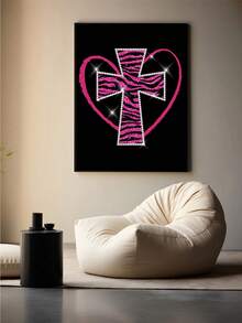 1 件帆布墙面艺术房间装饰美学，低俗的 Y2k 海报，适合女孩卧室，2000 年代热粉色墙面艺术，Emo Baddie 印刷品，适合女性公寓，无框 - 彩色 - 查看 23