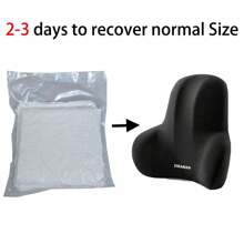 1 Pack Lendenwirbelstützkissen für Bürostuhl, Memory-Schaum Rückenlehne, weicher Polyesterbezug, komfortables Entlastungsdesign, ideal für Zuhause und Büro, von Hand waschbar Sitzkissen Heimdekoration Rückkehr zur Schule Raumdekoration Schulmaterial Stuhlkissen Kissen Gaming-Stuhl