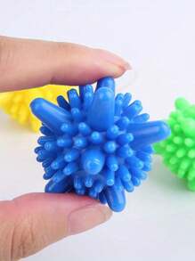 1/4/8/16pcs Reusable Laundry Washing Balls - Fabric Softener For Washing Machine, Anti-Wrinkle, Dirt Removing And Clothing Cleaning, Durable Material, Multiple Colors (Pink, Yellow, Green, Blue) - Suitable For Delicate Fabrics, Enhance Vortex Rotation For Gentle Cleaning, Laundry Room Accessory