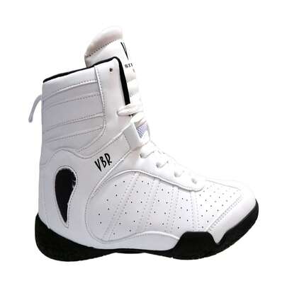 TENIS VIBRA STREET SX FIGHT BOX COLOR BLANCO/NEGRO  Liso    Deportivo    Fibra Sintética    Cordón    Gym y Fitness    Todo el Año