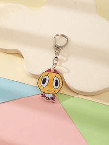 1 Pc Acrylic Cute Cartoon Cute Big Head Dandy'S World Purple Video Game Theme Keychain Pendant Backpack Ornament/Bag Accessories/School Bag Accessories/Purse Pendant/Friend's Gifts Car Accessories Bag Charm Backpack For School Goth Y2k - Multicolor - View 17