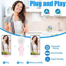 Wireless Lavalier Lapel Microphone For TypeC Android Camera Plug-Play Professional Noise Reduction Recording Clip Mic For Creator Interview