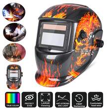 True Color Solar Powered Auto Darkening Welding Hood Helmet For TIG MIG ARC