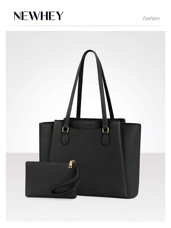 NEWHEY Laptop Tote Bag For Women 15.6 Inch Waterproof Leather Computer Bags For Business Office Work