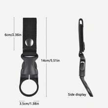 织带扣钩水瓶夹户外尼龙徒步登山扣带背包挂钩露营夹 - 彩色 - 查看 7