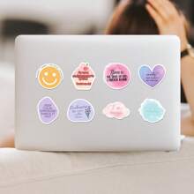 50 pezzi Adesivi Frasi Motivazionali in Inglese, Adesivi Estetici in vinile per Scrapbooking, Diario, computer portatile, Paraurti, Skateboard, Borraccia, Computer, Telefono, Cartone Animato, Elmetto, Adesivi e Decalcomanie per Auto