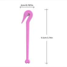 2 pezzi / 5 pezzi Set di attrezzi portatili per rimuovere i capelli - Tagliacapelli monouso con elastico, gancio senza danneggiare i capelli