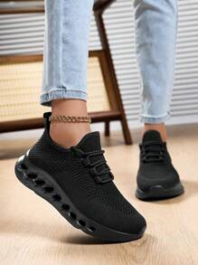 Women Outdoor/Indoor Breathable Platform Chunky Sneakers, Casual & Fitness Workout Shoes