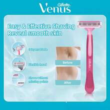 Gillette Venus 吉列维纳斯女士专用刮毛器 私密处腋下比基尼剃毛器 - 粉色 - 查看 10