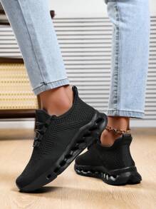 Women Outdoor/Indoor Breathable Platform Chunky Sneakers, Casual & Fitness Workout Shoes