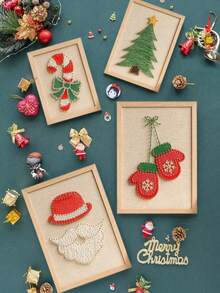 DIY String Art Kit mit Zubehör und Rahmen für Kinder Studenten Erwachsene Anfänger Haus Wanddekorationen einzigartiges Geschenk