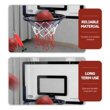Indoor Children's Safety And Fun Games Children's Home Sports Basketball Set Wall Bracket Non Perforated Basketball Frame