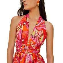 FARM Rio Flying Bi Halter Mini Dress