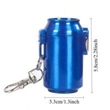 1 Stück Aschenbecher-förmiger Schlüsselanhänger aus Zinklegierung, kreatives, miniaturisiertes, tragbares Raucherzubehör, unisex Anhänger, Raucherzubehör