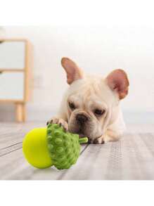 1 pièce Distributeur de nourriture résistant à la morsure pour chat et chien, tapis de reniflement en silicone en forme de pomme de pin, jouet de puzzle interactif