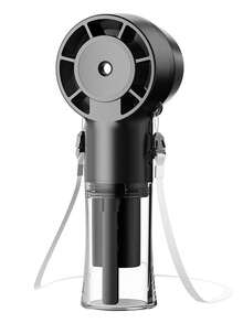 1 Stück Mini tragbarer Handfächer mit Vernebler, USB aufladbarer Tischventilator mit Verneblerfunktion, batteriebetrieben