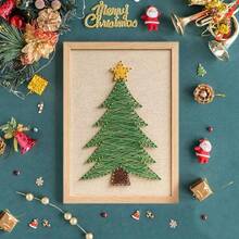 DIY String Art Kit mit Zubehör und Rahmen für Kinder Studenten Erwachsene Anfänger Haus Wanddekorationen einzigartiges Geschenk