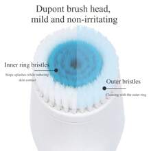 Popular Mini Electric Silicone Face Scrub Brush 500mAh Rechargeable Facial Cleanser For Home Body Care Pore Cleanser For Optimal Skin Health