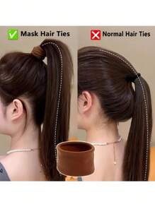 5/10 Pezzi Set Nuovi Cerchietti in Nylon Colorati, Adatti Per Donne E Ragazze, Stile Versatile Morbido Con Sensazione Di Alta Qualità, Elastici Per Capelli Per Code Di Cavallo, Fasce Per Capelli Elastiche Colore Casuale, Accessori Per Capelli Per Uso Quotidiano