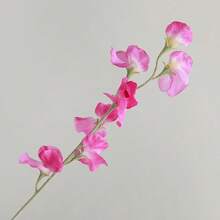 Set de 5 piezas/3 piezas/1 pieza Arreglo de flores artificiales, pieza central decorativa con flor de guisante artificial vibrante con toque realista, corona DIY para boda y fiesta, decoración floral para el regreso a clases