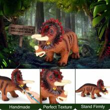 Juego de juguetes de dinosaurios gigantes, grandes juguetes de dinosaurios realistas para niños de 3 a 5 años - Regalos perfectos de dinosaurios para niños en cumpleaños - Figuras de juguete de dinosaurios con detalles pintados a mano - Figuras de dinosaurio gigantes