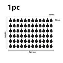 Colored Dots, Water Droplets, Raindrops, Stickers, Hand-Written Index Annotations, Handbooks, Decorative Coated Paper Label Stickers