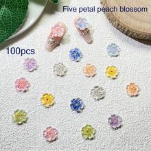 10/20/30/50/100Pcs Luminous Ice Flowers Nail Charms, Translucent 3D Resin Floral Petals For Nail Art Design, Non-Scented Nail Jewels Decorations Nail Supplies Nails Nail Gems - Multicolor - View 14