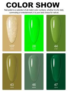 coscelia 6PCS Soak Off Gel Nail Polish Set Rainbow Neon Colors 7ML Nail Gel Polish Needed For UV/LED Lamp Orange Yellow Blue Pink Purple Green Gold Glitter Nail UV Gel Polish Long Lasting Gloss Shine For Summer Nails, Neon Y2K Styles Nails For Women DIY Salon