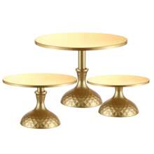 1pcsGolden Cake Rack, Afternoon Tea Desserts, Wedding Plates, Party Tableware, Baking Utensils, Tray Display Rack, Cake Decoration Tools