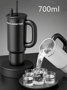 Isolation de 700 ml, gobelet à glace, isolation en acier inoxydable 316, tasse à café, tasse réfrigérée, tasse de voiture, tasse à eau portable