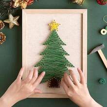 DIY String Art Kit mit Zubehör und Rahmen für Kinder Studenten Erwachsene Anfänger Haus Wanddekorationen einzigartiges Geschenk