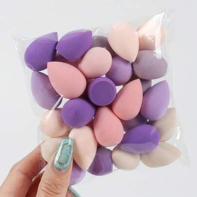Esponja de maquillaje mini, paquete de 10/20/30/50/100, esponja de maquillaje multiusos, apta para líquidos, cremas y polvos, multicolor, aplicador de base sin látex apto para todo tipo de piel, maquillaje, barato, decoración de habitación, tocador, viaje, dormitorio, accesorios de maquillaje, borla, difuminador de maquillaje, borla de polvo, esponja de maquillaje, barato, rellenos de calcetines, maquillaje, herramientas de maquillaje, cosas baratas, regalos, regalos para mujeres, regalos de Navidad, sorteos, viaje, cosas baratas, artículos de viaje esenciales