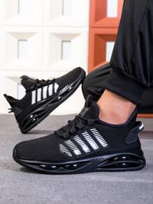 Herren Low-Top Schnürschuhe Atmungsaktiv Rutschfest Langlebig Mode Lässig Vielseitig Laufschuhe