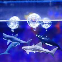 1pc Popular Fish Tank Decoration Lifelike Shark & Blue Whale Underwater Scenery, Floating Seascape Ornament