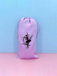 1 件大容量芭蕾舞鞋收纳袋，带双抽绳设计舞蹈用品收纳袋舞鞋收纳袋