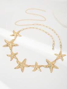 1 Pc Summer Beach Style Starfish Waist Chain Starfishes Belly Chain Women Bikini Body Jewelry