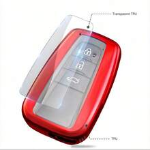 Car Key Case Protector Soft TPU Key Shell Cover Auto Accessories For Prius For Camry For Corolla For CHR 2018 2022 Anti Fall, Dust-Proof, Exquisite High-End Keybag Suitable For Women