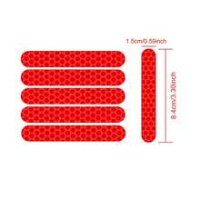 84毫米 X 15毫米 警告反光贴纸 适用于 Ninebot ES1 ES2 ES3 ES4 电动滑板车、装饰配件