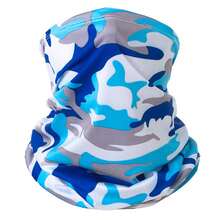 Ueasy 多用途头巾骑行围巾、清凉围脖面罩围巾、骑行头巾男女围脖、钓鱼围脖、户外钓鱼徒步头饰面罩，男女皆宜的理想礼物