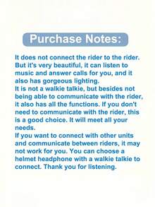 1 件装摩托车无线头盔耳机免提通话套件立体声抗干扰音乐播放器扬声器