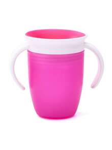 360°防漏、不含 PVC 的幼儿吸管杯，配有易握手柄 - 耐用、可手洗的饮水训练水壶 - 彩色 - 查看 6